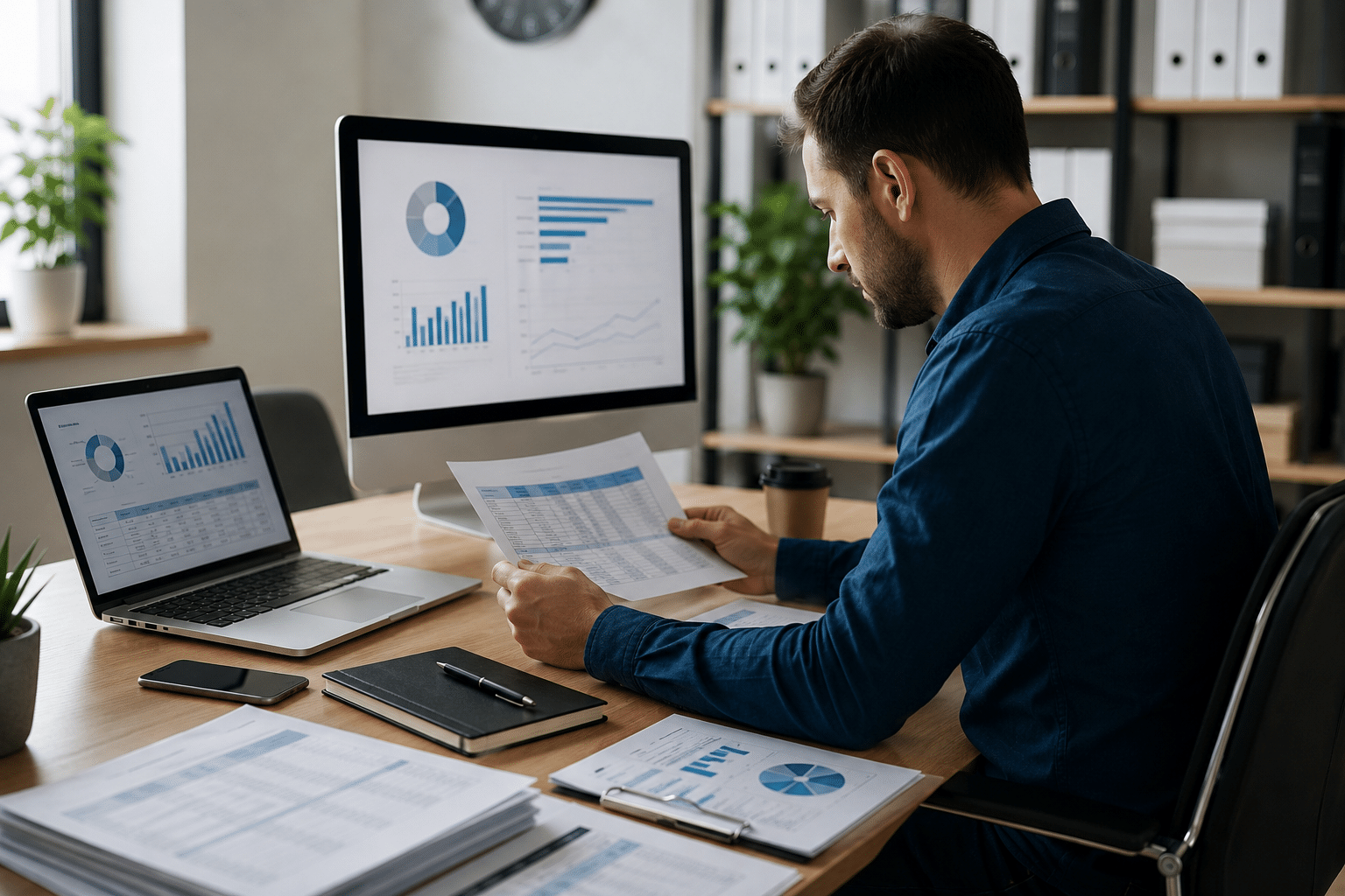 Entrepreneur researching Pennsylvania business records before launching a company Entrepreneur researching Pennsylvania business records before launching a company